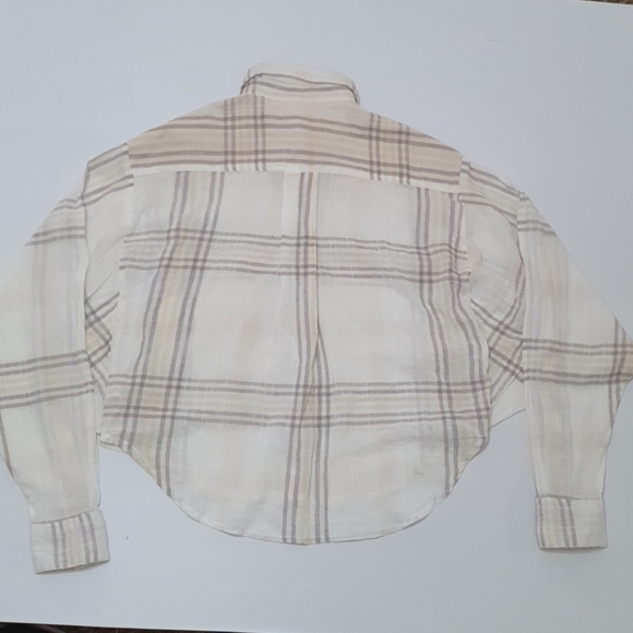 Free People Dolman Sleeve style Plaid Shirt - Picture 10 of 11